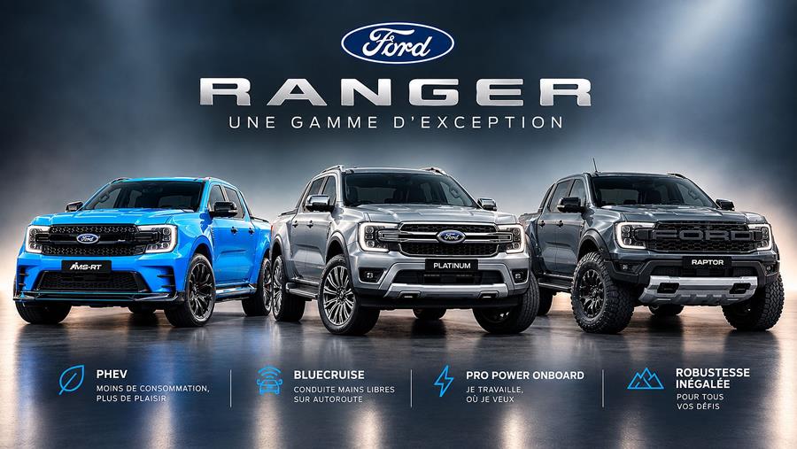Ford Ranger : une gamme élargie au sommet du segment
