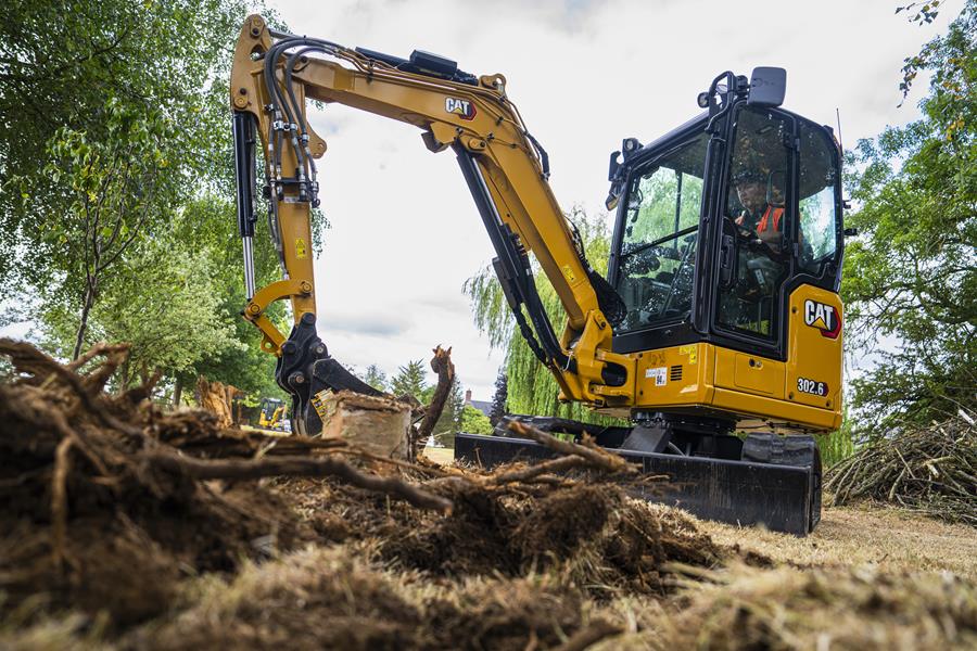 Cat 302.6 minigraafmachine